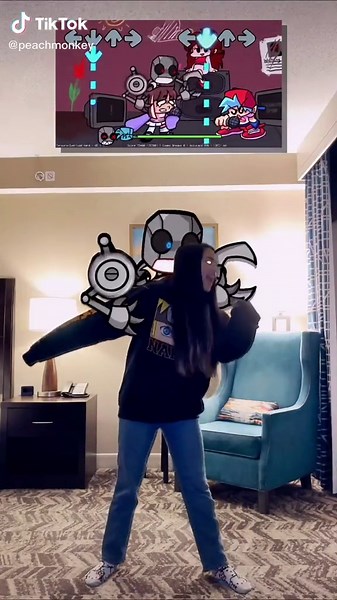 Censory overload battle ⚠️🤖⚠️ #fypシ #qtfnf #fridaynightfunkin #fnfmod #fyp #fnf