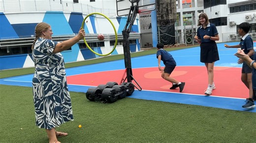 Here is a video of our curious Grade 7s exploring atomic structure in a hands-on way! They used ping-pong balls and a hoop to model Rutherford’s famous gold foil experiment. By “firing” the balls and observing how they scattered, students were able to visualise how most of an atom is empty space with a tiny, dense nucleus at its centre. A brilliant activity to bring a landmark scientific discovery to life — well done, Grade 7! #ScienceExplained #OWISNanyang #InternationalSchool | One World Inter