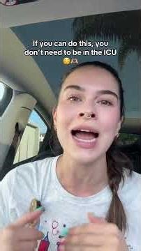 If you can do this, you don't need to be in the ICU #healthcarehumor #nursehumor #newgradnurse