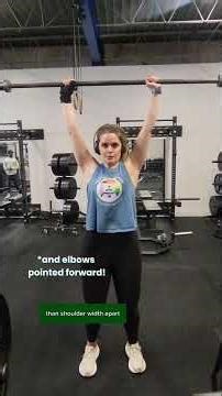 Correct Barbell OHP form (and other variations) #inclusivefitness #onlinetrainer #femaletrainer