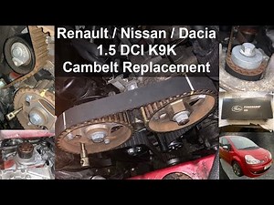 Replace Renault Modus 1.5 dCi timing belt