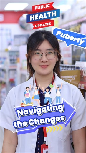👩‍⚕ Hi everyone, it’s our PMG Pharmacist Pearlyn! Puberty is a natural stage of growing up — your body and emotions will go through big changes, but remember, it’s all normal. 💡 ✨ What happens during puberty? ✅ Physical: Growth spurts, body hair, voice changes, and periods for girls ✅ Emotional: Mood swings, self-consciousness, stronger friendships (or clashes) ✅ Health tips: Shower daily, keep clean, use deodorant, and girls should change pads regularly 🧴 💬 Got questions about periods, acne