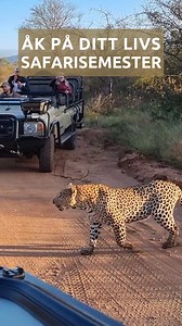 Äventyr och lyx förenas på en oförglömlig safariresa med NYATI 🐘✨ På våra safariresor är allt inkluderat ↓ 🦁 Upplev ”The Big 5” 😍 Lyxig lodge med fantastisk utsikt mot djurlivet vid Olifants River 🐘 Omfattande safariprogram 🥾 Spännande bushvandringar med guide 🍽 Gastronomi på hög nivå, både morgon, middag och kväll – all inclusive 🍹 Fri bar med vin, drinkar, läsk, kaffe och te ✨ Sagolik bush-middag under stjärnhimlen 🎤 Galamiddag med show, musik och dans ⛳ Tillgång till lodgens driving r