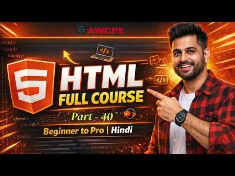 HTML Part - 40, HTML Entities, Symbols and Smilies| HTML Tutorial for beginners in Hindi 2026.