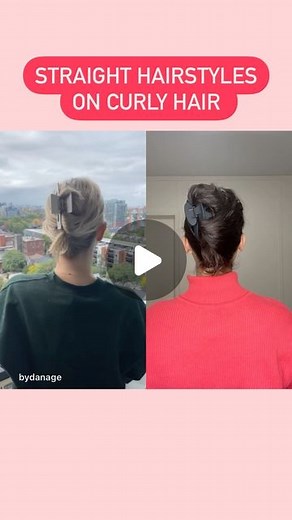 Curly.evee on Instagram: "Trying out the viral claw clip trend on curly hair and I LOVE it!  It is so easy, quick, and keeps my hair in place all day. Can’t wait to try this out with different clips! #hairstyles #hairstyle #hairtutorial #hairideas #hairvideo #foryou #fyp #viral #hairfashion #hairinspo #hairtrends #clawclip #clawclips"