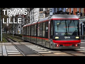 🇫🇷 Trams in Lille / Tramway de Lille (2022) (4K)