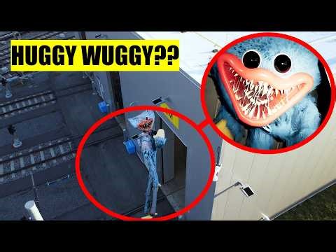 CATCHING ALL POPPY PLAYTIME CHARACTERS OUTSIDE FACTORY ON A DRONE!