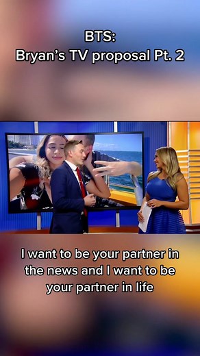 #BTS of Bryan's #TV proposal Pt. 2 of 2 ❤️ (From my point of view) We’ll continue to answer questions and we’ll talk about my re-proposal next time! 💍😜 #engagement #proposal #storytime #storytimelove #love #relationshipgoals #tvanchor #tvreporter #cutecouple #shesaidyes #marriage #wedding #tiktokcouple