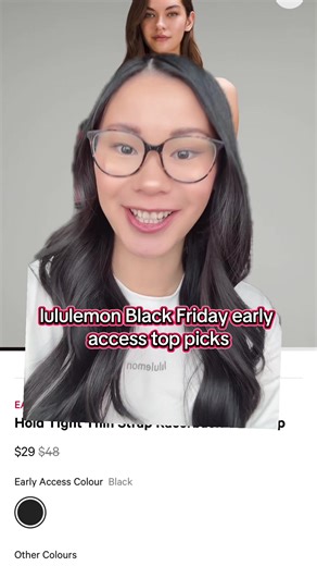 Black Friday @lululemon is rolling out 👀 This is just the warm-up — more pieces always land on the full drop. Shop early with my link 🖤✨! #lululemon #lululemoncreator #ad #lululemonblackfriday