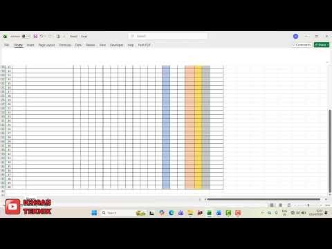 PEMBUATAN DAFTAR NILAI DI MS EXCEL