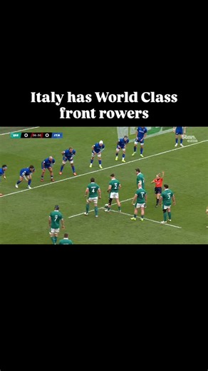 Italy has world class front rowers. Starters and finishers. #6Nations #IREvITA #scrum #workrate | Filippo Frati
