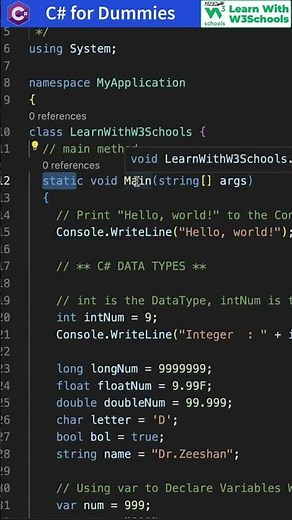C# for Dummies: What is purpose of Main() Method in C#? #csharp #csharptutorial #csharpprogramming