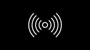 Download moving animated network signal icon illustration for free