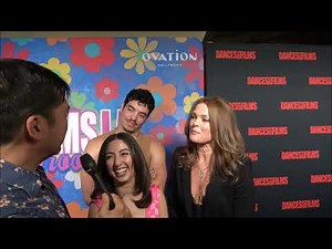 Dina Meyer, Aaron Dominguez and Julia Tolchin Carpet Interview for Katie's Mom | DWF 2023