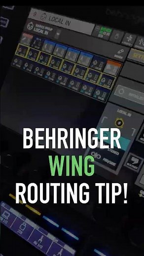 WING Tip: Select Multiple Sources at Once on the Behringer WING! #behringerwing #churchaudio