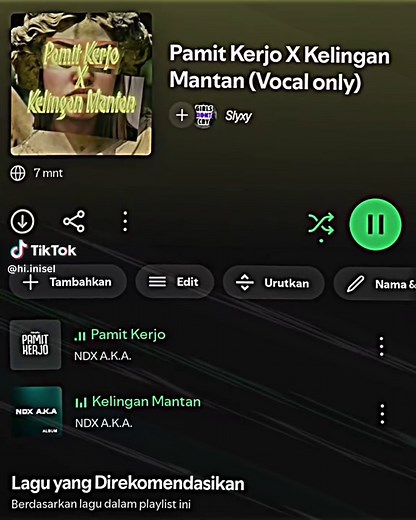 Pamit Kerjo x Kelingan Mantan - Lirik Lagu Lengkap