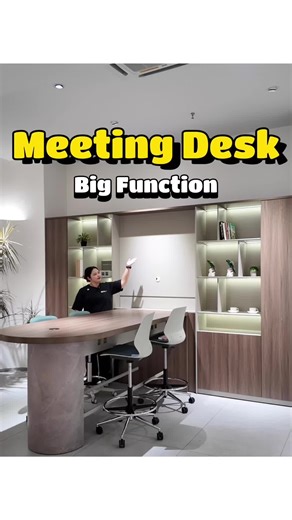 Compact Conference Table with Great Functions