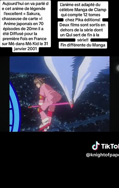 #sakura #sakuracardcaptor #clamp #manga #anime #M6 #M6kid #tv #generique #serie #series #animation #animatonjeunesse #jeunesse #80s #retro #90s #emissionjeunesse #oldschool #vintage #dessinanime #dessinanimé #dessinanimés #dessinanimes
