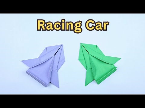 How to make an ORIGAMI CAR | Step by Step