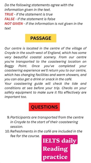 IELTS GT reading practice test with answers 2026 #ielts