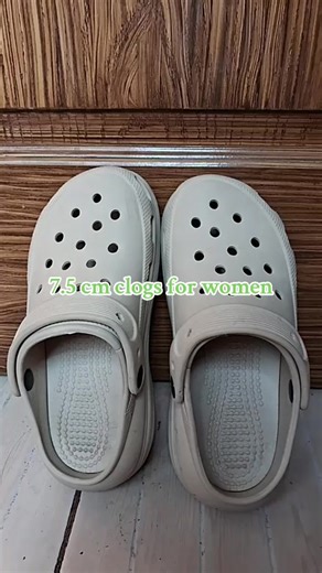 7.5 cm high clogs for women #viral #fyp #trending #clogs