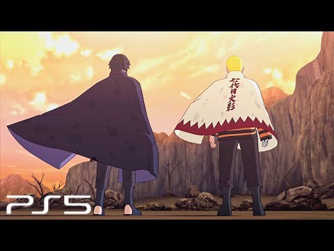 Naruto x Boruto Storm Connections PS5 - Naruto vs Sasuke Boss Fight (4K 60FPS)