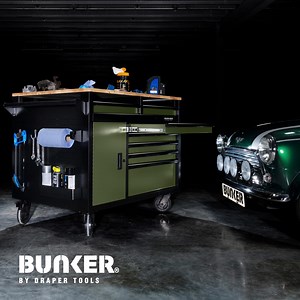 19 reactions | We’re adding to our amazing BUNKER storage system!  With the same stunning design as the original BUNKER range, our new workbench roller tool cabinets make the most of your storage space. Find out more> https://www.drapertools.com/bunker #storage #garage #garagestyle #garagegoals #workshop #mechanic #drapertools | Draper Tools | Facebook