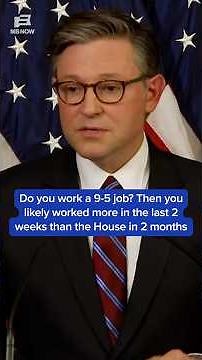 Do you work a 9-5 job? Then you likely worked more in the last 2 weeks than the House in two months