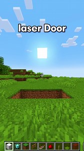 Laser door in Minecraft! #minecraft #minecraftmemes | Tixlgame