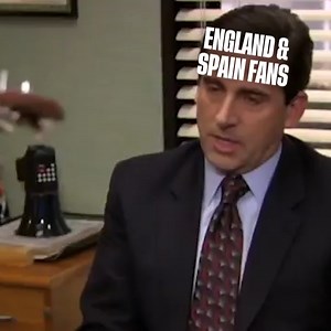 Live look at England and Spain fans ahead of the Final: | FOX Soccer