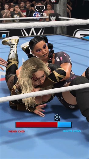 WWE 2K25 - Wendy Choo signature moves on Nikkita Lyons #Short