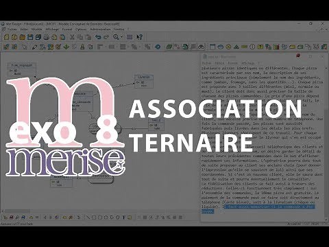 MCD exercice 8 : association ternaire