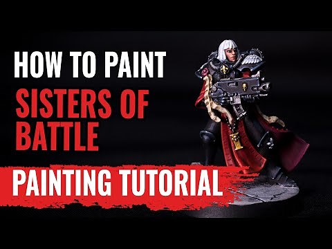 How to paint Adepta Sororitas Sisters of Battle