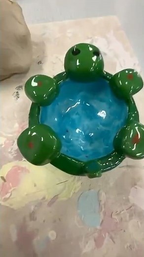 🐢 Cute Clay Turtle 🏺 Easy Pottery Project