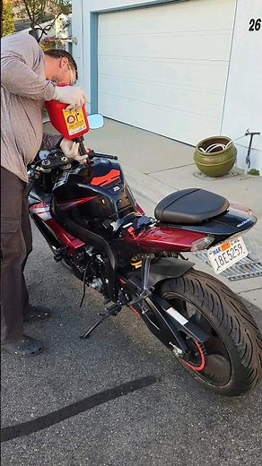 Start checking after tank and pump repair. Suzuki GSXR 750 repair. Video 13.