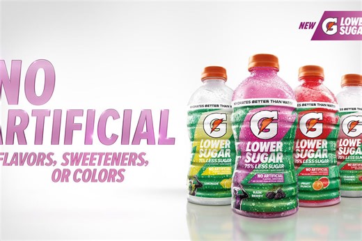 Gatorade phases out artificial colors for lower sugar drinks