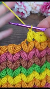 28K views · 228 reactions | Puffy colorful blanket tutorial 李癩 | Alya crochet | Facebook