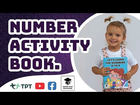 How to teach the numbers to kindergarten / With Worksheets