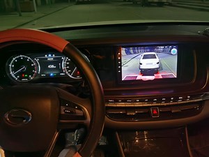 15－16款广汽传祺GA6高清360全景导航一体机行车记录仪倒车影像安装效果图分享