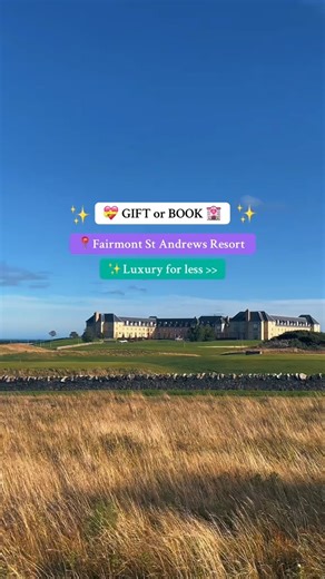15K views · 23 reactions |  Luxury gift + luxury hotel offer at the Fairmont Resort St Andrews  https://bit.ly/3MSdhsw | myhotelbreak | Facebook