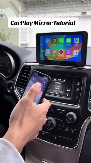 One of the most frequently asked questions! Heres video tutorial on how to mirror on carplay #carplay #wirelesscarplay #applecarplay #fyp #tts #tiktokshop #hieha #tiktokshopmademebuyit #androidauto #screenmirrorring #screenmirrortutorial #caraccessories