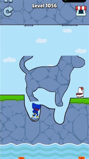 Slice Dog Shape 🐕 Funny Game Level 🤣😁 #1056 #shorts #shortsfeed #slicetosave #funny #gaming #viral