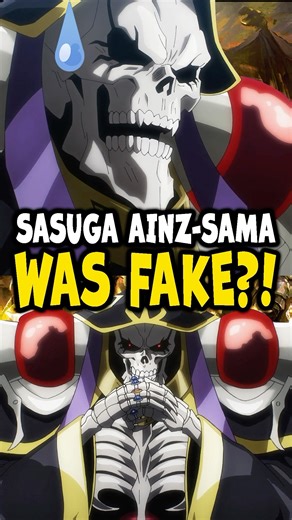 The TRUTH Behind Sasuga Ainz-sama! #shorts #viralshorts #animeshorts