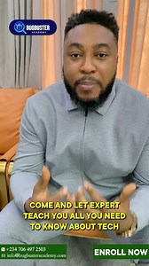 Good News guys .. Grateful to God for this one A Year of Excellence, Now Official; Welcome to Bug Buster Academy! Over the past year, we have trained 147 student who are now thriving in tech. Ready to join them? Our three (3)months, fully virtual program offers intense, hands-on training with simple techniques, perfect for beginners and intermediate learners. No excuses. 2025 belongs to those who starts preparing today. Training starts 1st, Dec 2024 Enroll now! Contact us on WhatsApp or call: 07