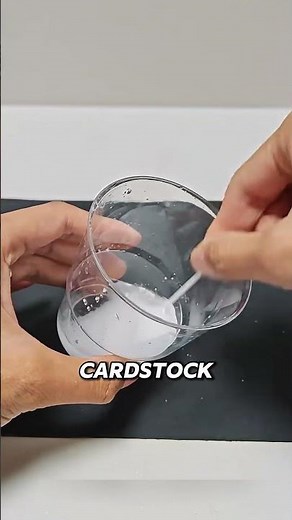 Salt Water Snowflake Experiment