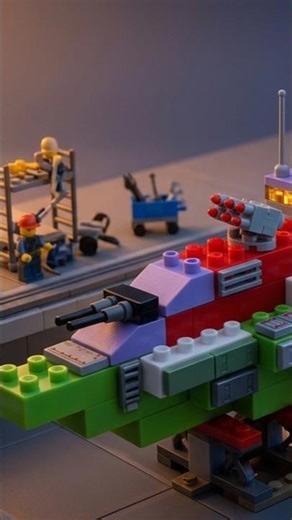 Build a LEGO Ship with me. #lego #legoship#tutorial#