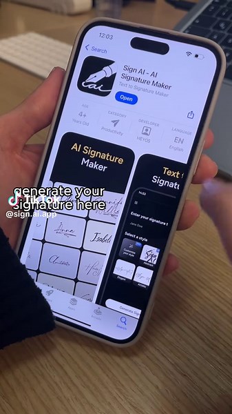 Sign Ai - Ai Signature Maker TikTok'ta