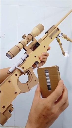 Awm -Cardboard diy #diy #cardboard #Awm #gun