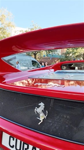 The Ferrari F50 just arrived at The Miami Concours 2nd Annual Art Week Cars & Coffee