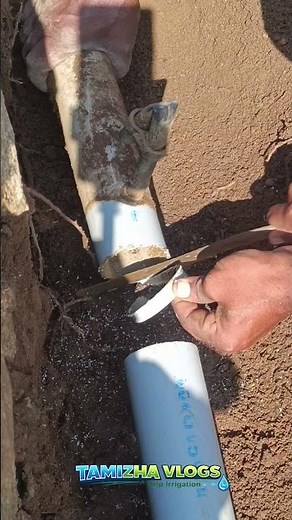 2″ Length Coupling 😱 | Leak Proof Easy Trick 💧#vivasayam#howto#diy#diycrafts#drip#agriculture#pvc